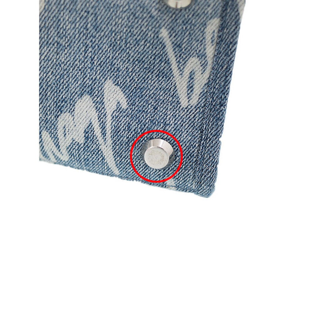 Balenciaga Blue Denim Bag Hardware Tote - Picture 7 of 9